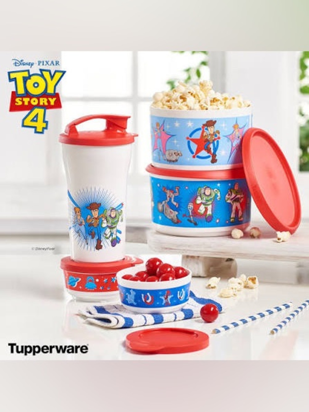 Toy Story 4 Tupperware Set, READ DESCRIPTION